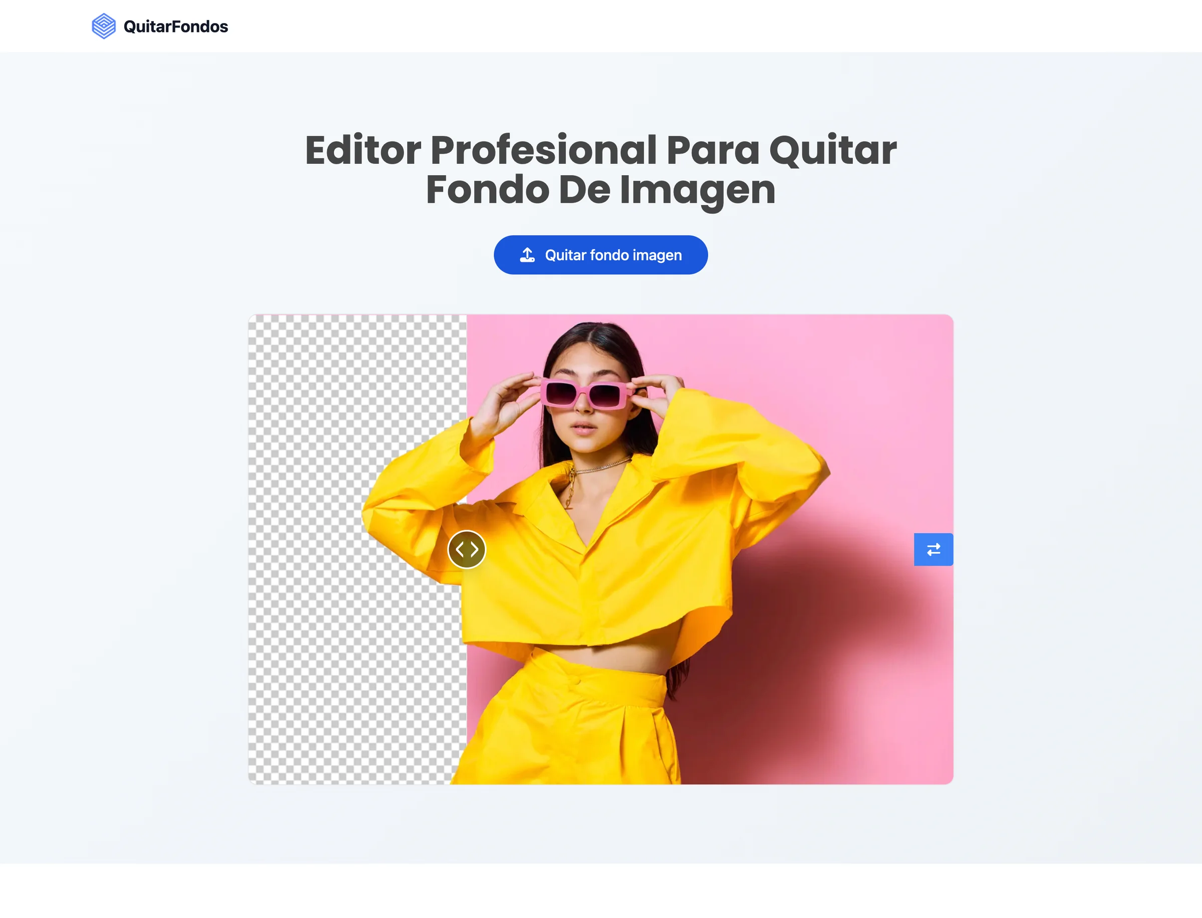 QuitarFondos interface